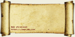 Bojana Pavin vizit kartica